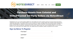 Desktop Screenshot of notesdirect.com